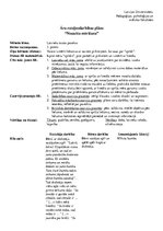 Konspekts 'Āra rotaļnodarbības plāns “Nosacīta mērīšana”', 1.