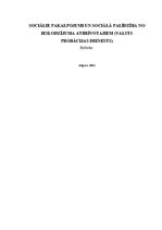 Referāts 'Sociālie pakalpojumi un sociālā palīdzība no ieslodzījuma atbrīvotajiem', 1.