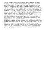 Eseja 'Brush with Death', 1.