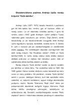 Referāts 'Eksistenciālisma iezīmes Andreja Upīša noveļu krājumā "Kailā dzīvība"', 1.