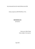 Referāts 'Hemofīlija', 1.