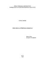 Referāts 'Infiltrāta attīrīšanas iekārtas', 1.