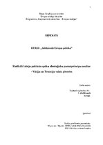 Referāts 'Radikāli labējo politisko spēku ideoloģisko pamatprincipu analīze - Vāciju un Fr', 1.