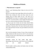 Referāts 'Hairdresser/Frizieris', 1.