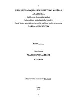 Prakses atskaite 'Prakses atskaite darba aizsardzībā', 1.