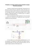 Prezentācija 'RC ķēžu darbība un izejas signāla izmaiņas', 1.
