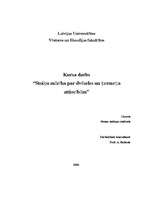 Referāts 'Stoiķu mācība par dvēseles un ķermeņa attiecībām', 1.