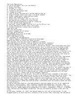 Eseja 'Chronicles the History of the American Great Depression', 1.