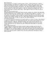 Eseja 'Batch Production', 1.