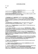 Paraugs 'Dāvinājuma līgums', 1.