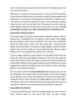 Eseja 'The importance of personal responsibility', 7.