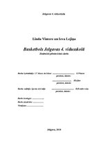 Referāts 'Basketbols Jelgavas 4.vidusskolā', 1.