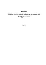 Referāts 'Lietišķa cilvēka ārējais izskats un ģērbšanās stils', 1.