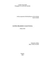 Referāts 'Aerobika sākumskolas bērniem', 1.