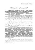 Eseja 'Politiskā partija - "Tautas partija"', 1.