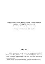 Referāts 'Postmodernisma iezīmes M.Zariņa romānā "Viltotais Fausts jeb pārlabota un papild', 1.