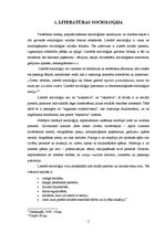 Referāts 'Literatūras socioloģija', 5.