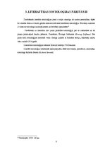 Referāts 'Literatūras socioloģija', 8.