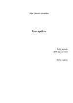 Paraugs 'Epīru aprēķins', 1.