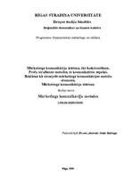 Konspekts 'Mārketinga komunikāciju sistēma, tās funkcionēšana. Preču virzīšanas metodes, to', 1.