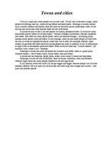 Eseja 'Towns and Cities', 1.