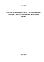 Referāts 'Vadītājs.Tā nozīme uzņēmuma veiksmīgā darbībā', 1.