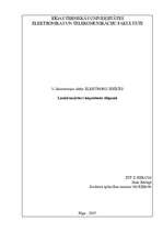 Konspekts 'Lauktranzistors kopnoteces slēgumā', 1.