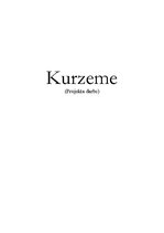 Referāts 'Kurzeme', 1.