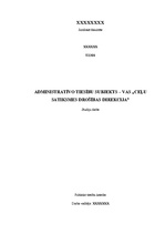 Referāts 'Administratīvo tiesību subjekts - valsts a/s "Ceļu satiksmes drošības direkcija"', 1.