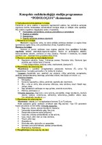 Konspekts 'Konspekts endokrinoloģijā studiju programmas “PODOLOĢIJA” eksāmenam', 1.