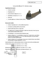 Prakses atskaite 'Automobiļa Mazda 323 lodbalsta maiņa', 1.