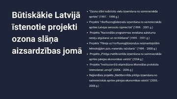 Prezentācija 'Ozona slāņa izzušana', 8.