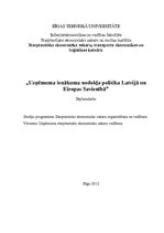 Referāts 'Uzņēmuma ienākuma nodokļa politika Latvijā un Eiropas Savienībā', 1.