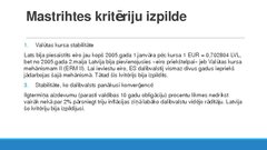 Referāts 'Eiro valūtas ieviešana un tās pielietošana Latvijās ekonomikā', 18.