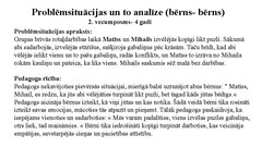 Konspekts 'Problēmsituācija (bērns-bērns)', 2.