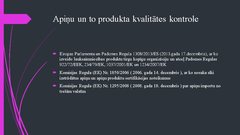 Prezentācija 'Pārtikas produktu grupu normatīvie akti', 6.