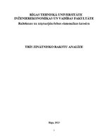 Referāts 'Zinātnisko rakstu analīze', 1.