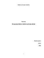 Referāts 'Korupcijas faktora ietekme policijas darbā', 1.