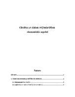 Referāts 'Cilvēka un dabas mijiedarbības ekonomiskie aspekti', 1.