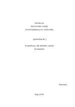 Referāts 'Kooperācija, tās attīstība Latvijā', 1.