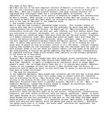 Eseja 'The Theories and Principals of Karl Marx, and the Effect His Ideas Have Had on t', 1.