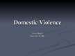 Prezentācija 'Domestic Violence in UK', 1.