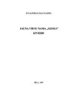 Referāts 'Viesu nama “Ozols“ izveide', 1.