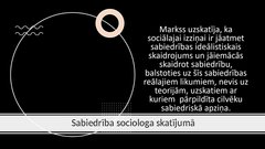 Prezentācija 'Kārļa Marksa socioloģija', 7.