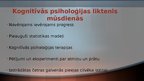 Prezentācija 'Kognitīvās psiholoģijas skola', 9.