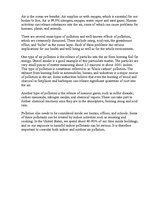 Eseja 'Air Pollution', 1.