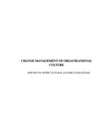 Referāts 'Change Management of Organizational Culture', 1.