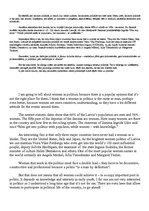 Konspekts 'Women in Politics. Sieviete politikā', 2.