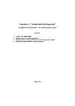 Eseja 'Personu apvienības – varas institucionālais pamats', 1.