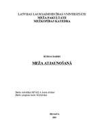 Referāts 'Meža atjaunošana', 1.